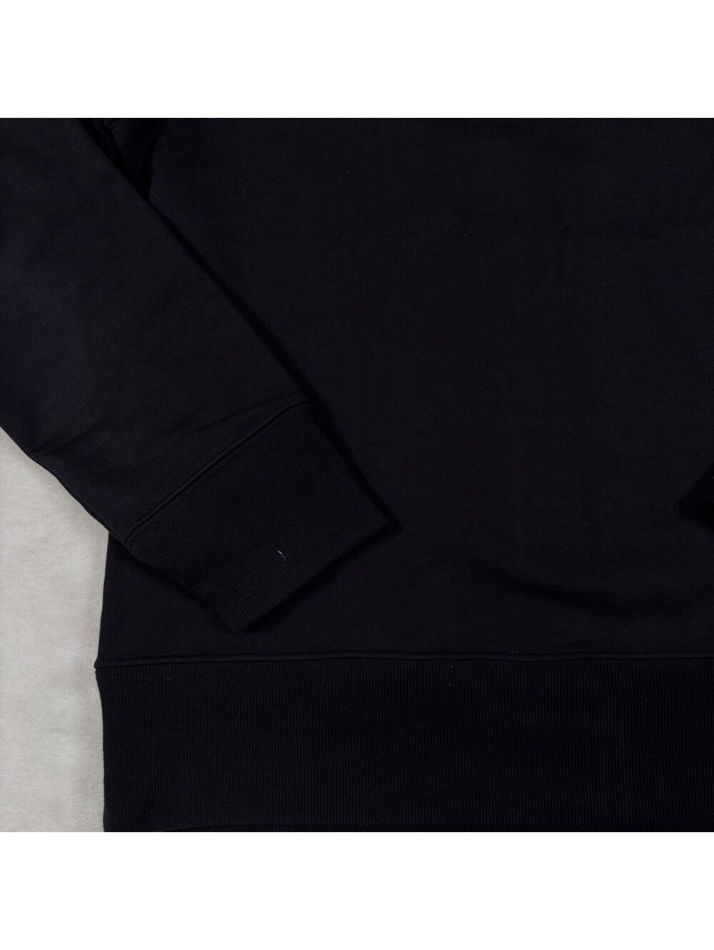 Merz b. Schwanen 6/L Black Crewneck Sweatshirt Made In Germany - Picture 5 of 14